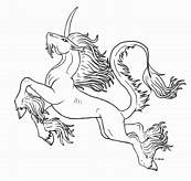 coloriage magnifique licorne